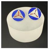 WW2 Gemsco Sterling Civil Air Patrol Collar Discs