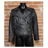 Vintage Virginia Slims Leather Motorcycle Jacket