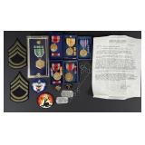WW2 Named 5th Battalion Medal Grouping