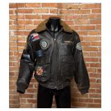 Avirex US Navy Leather Flight Jacket Type G-1