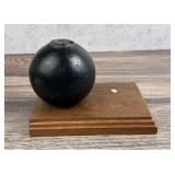 Civil War Confederate Bormann Fused Cannonball