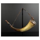 Early American Frontier Powder Horn
