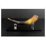 Early American Scrimshaw Powder Horn