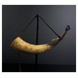 War of 1812 American Scrimshaw Powder Horn