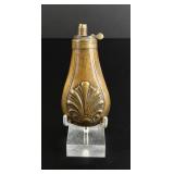 Brass Pistol Pocket Powder Flask