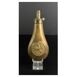James Dixon & Sons Rooster Brass Powder Flask