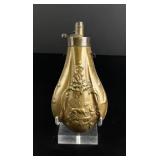 Civil War Riling 901 Brass Powder Flask