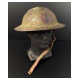 WW1 WWI US Army Doughboy Helmet Model 1917 Painted