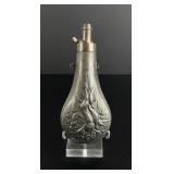 James Dixon & Sons Riling 622 Pewter Powder Flask