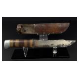WW2 Named Theater Made Bowie Fighting Knife