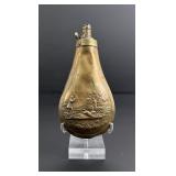 Dog & Hunter Riling 886 Brass Powder Flask