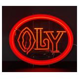 Oly Olympia Beer Neon Sign
