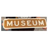 Montana Museum Road Highway Sign