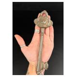 Cast Iron Aztec Pattern Key