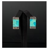 Sterling Silver Turquoise Earrings