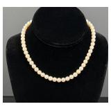14k Gold Pearl Necklace