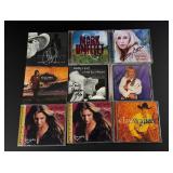 Collection of Signed Country Music CDs