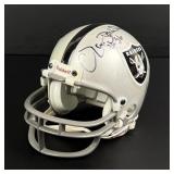 Oakland Raiders Signed Autographed Mini Helmet