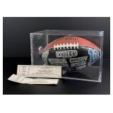 1986 NFL vs Sheriff All Star Signed Football