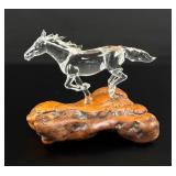Shawn Tsai Wild Pony Art Glass Horse