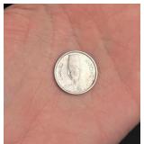 1939 Egyptian 10 Piastres Silver Coin