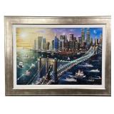 Alexander Chen Brooklyn Bridge Giclee