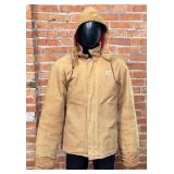 Carhartt Tan Chore Jacket With Detachable Hood
