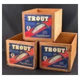 Trout Brand Lake Chelan Apple Crates