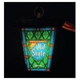 Heilemans Old Style Beer Hanging Lamp Sign