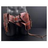 Jerry Stewart Leather Gunbelt and Holster Rig