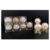 Collection of Autographed Signed Baseballs