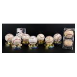 Collection of Signed Autographed Baseballs