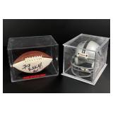 Fred Biletnikoff Signed Mini Football Helmet