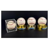 Group of Notable Montanan Signed Baseballs