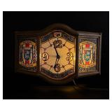 Heilemans Old Style Beer Lighted Clock Sign