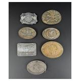 Collection of NRA Belt Buckles
