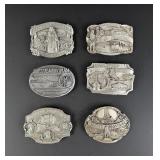 Collection of Butte Montana Belt Buckles