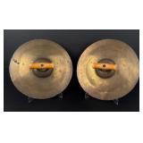 Vintage Slingerland Brass Hand Cymbals