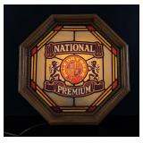National Premium Pale Dry Ale Lighted Beer Sign
