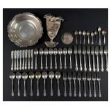 Large Collection of Sterling Silver Flatware