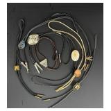 Collection of Cowboy Bolo Ties