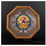 Rainier Beer Lighted Bar Clock Sign