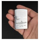 1955 USS Coral Sea CVA-43 Barlow Lighter