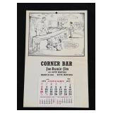 1977 Butte Montana Corner Bar Calendar