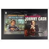 Group of Johnny Cash 33 LP Vinyl Records