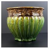 Weller Majolica Glaze Jardiniere
