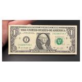 Sequential $1 Bills Booklet Money Pad