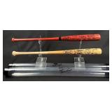 Pair of Missoula Osprey Signed Baseball Bats