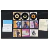 Collection of Signed 45 RPM Records