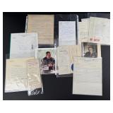 Group of Notable People Autographs Signatures